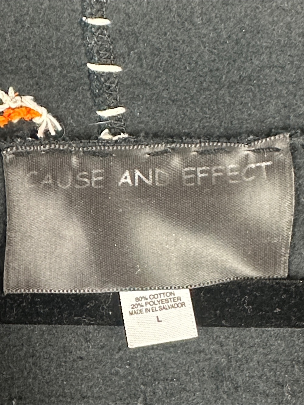 Rare Cause & Effect Reworked Harley-Davidson Whip Stitch Hoodie Dushyant Agarwal - Picture 13 of 16